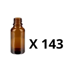 Pack de 143 - Flacon vide ambré 30 ml