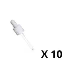 Pack de 10 - Pipette compte-goutte DIN 18