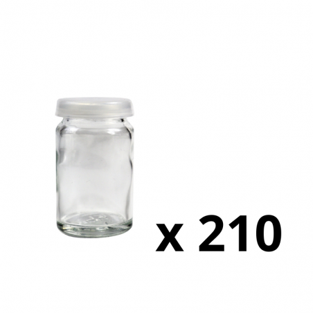 Pack de 210 - Pilulier 25 Gr + capsules