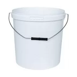 Seau plastique avec couvercle 10 litres