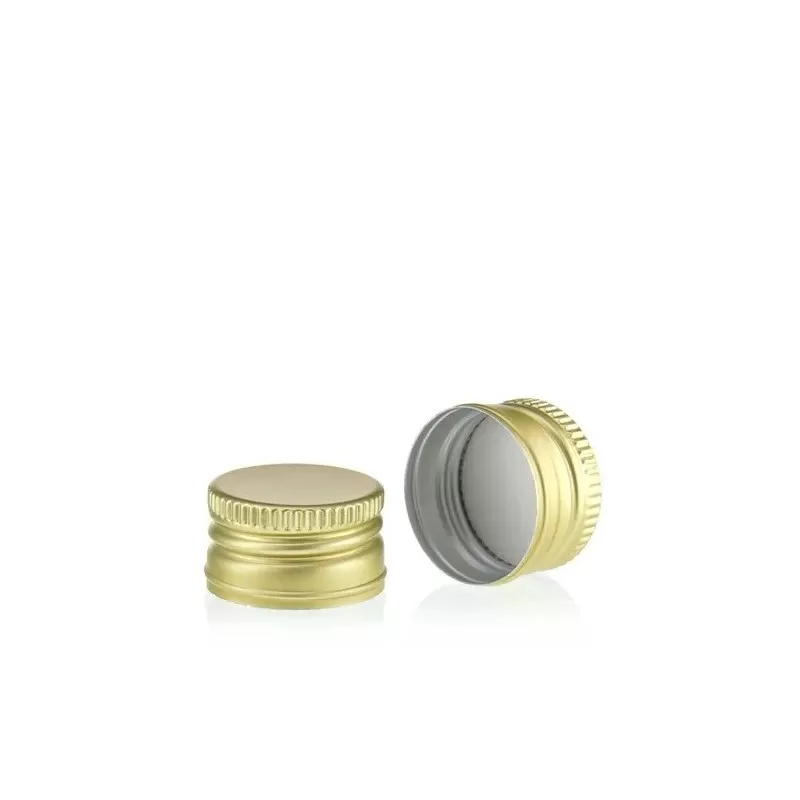 Bouchon Alu or avec joint d'etencheite - Pack de 15