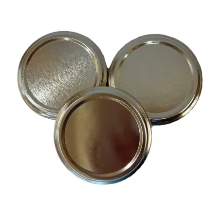 Capsules T048 Argent : couvercle hermétique pour pot en verre 106 ml