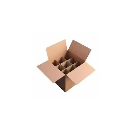 Carton d'emballage pour pots en verre de 250 Gr