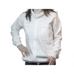 Blouson d'apiculture en coton col bourrelet