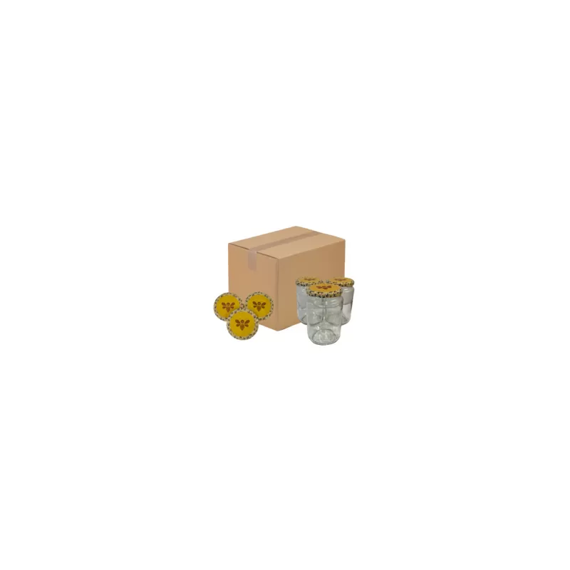 Pot 500 gr (370 ml) T063 - Pack de 12 + Capsules