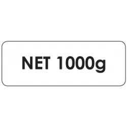 Etiquette Poids Net 1000 g
