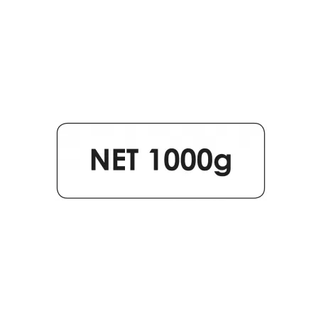 Etiquette Poids Net 1000 g