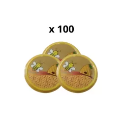 Couvercles pour pots de miel