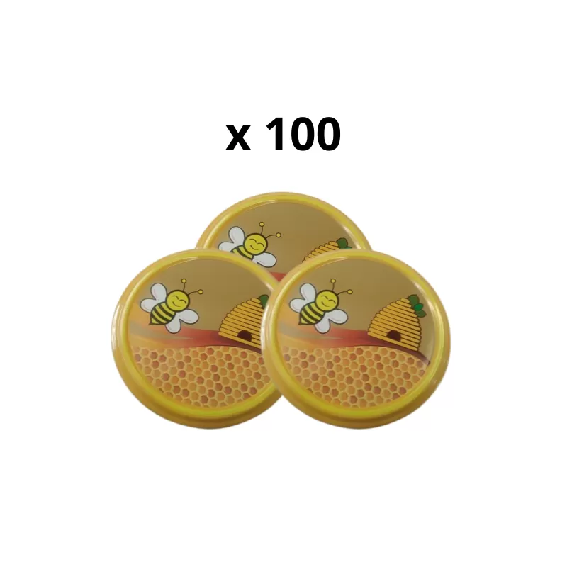 Couvercles pour pots de miel