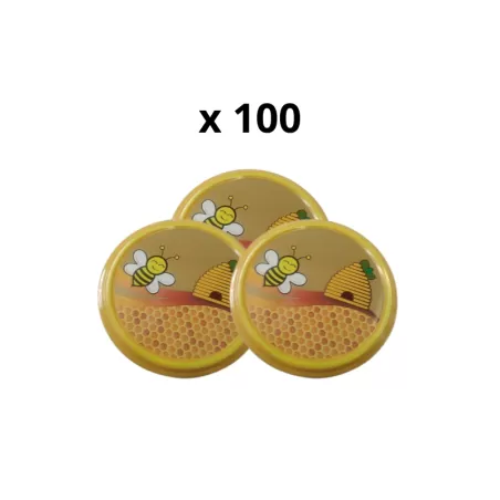 Couvercles pour pots de miel