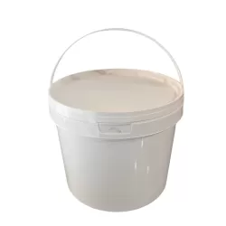 Seau alimentaire plastique 3 L avec couvercle