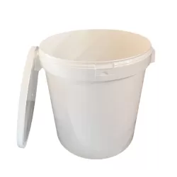 Seau alimentaire plastique 30 Litres avec couvercle