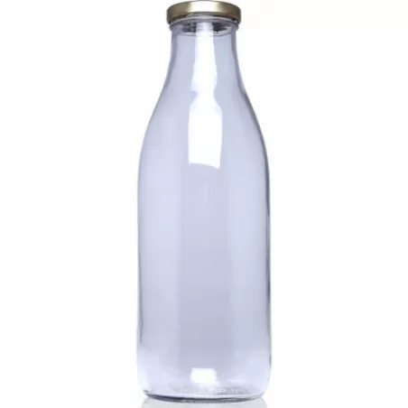 Bouteille de lait en verre