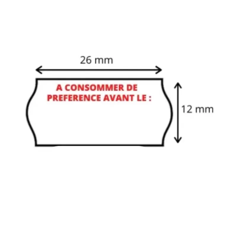 Etiquette date limite de consommation