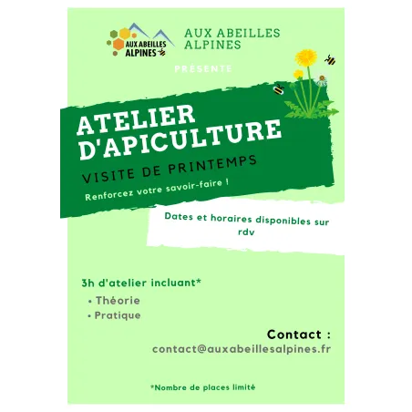 Atelier d'apiculture Visite de printemps