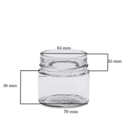 Pot en verre 250g (212 ml) DEEP T070
