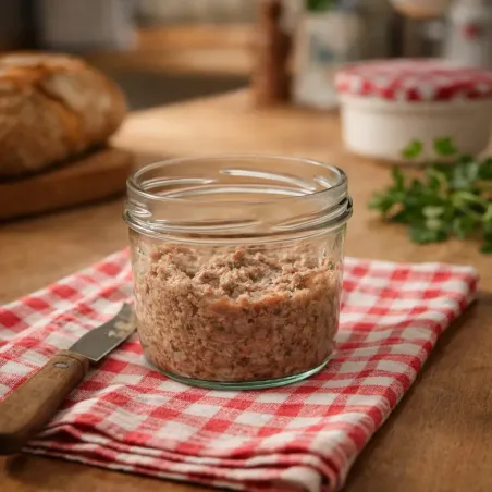 Pot verrine 300 g pour paté ou foie gras