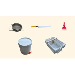 Kit extraction et désoperculation du miel pour miellerie