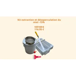 Kit extraction et désoperculation du miel pour miellerie