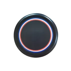 Capsule T082 Noir Mat Liseré Tricolore Bleu Blanc Rouge — Pot Miel, Confiture & Conserve Maison