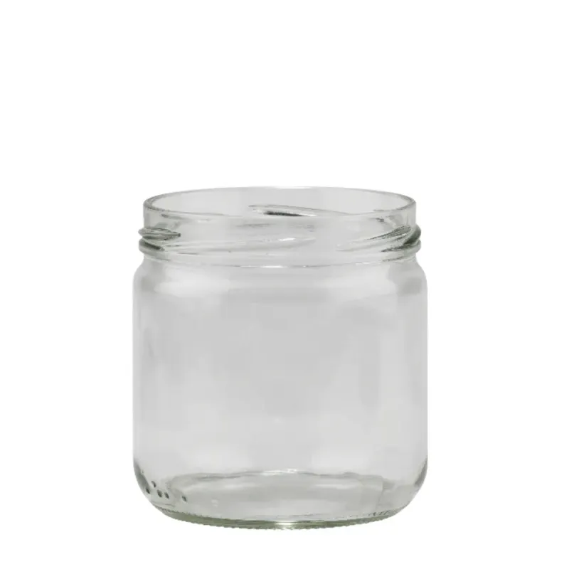 pot en verre pour le miel 500g taille basse