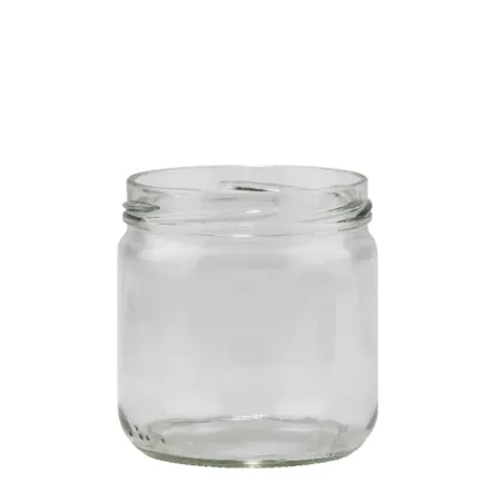 pot en verre pour le miel 500g taille basse