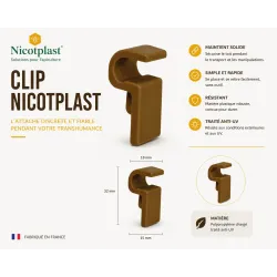 Atteche éléments de ruches plastique fabrication Nicotplast