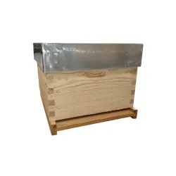 ruche avec corps et toit en pin maritime dadant 10 cadres