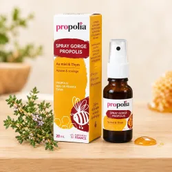 spray gorge actifs naturels propolis purifiee thym miel