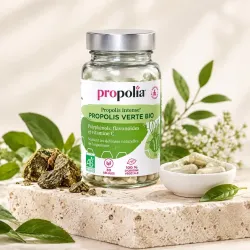 Propolis Verte Bio Propolia 90 gélules - Polyphénols et Artépilline C