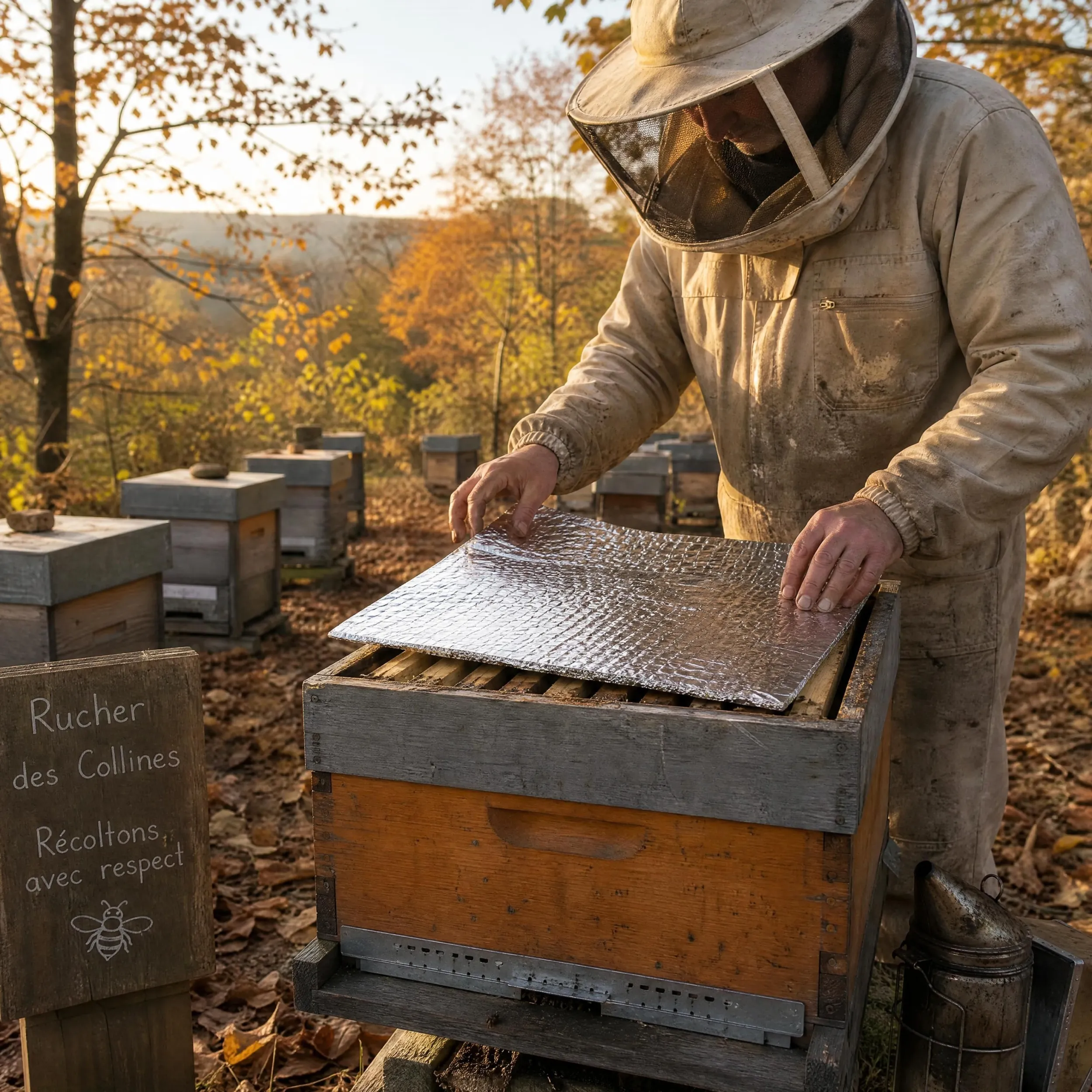 Le rôle de l'isolation d'une ruche pour protéger vos abeilles en hiver