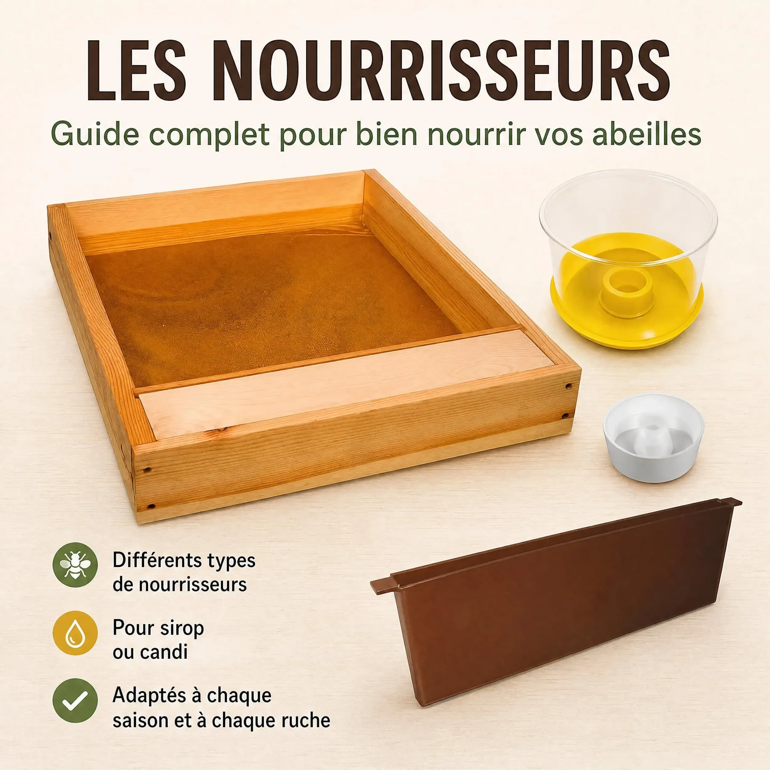 Guide pour choisir le bon nourrisseur en apiculture